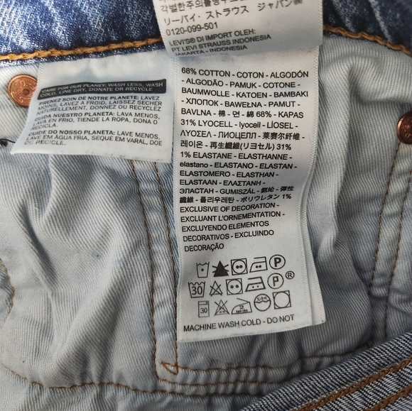 Levis Premium Mens 514 Straight Fit Medium Wash Jeans-Size 32x34 - Picture 12 of 14